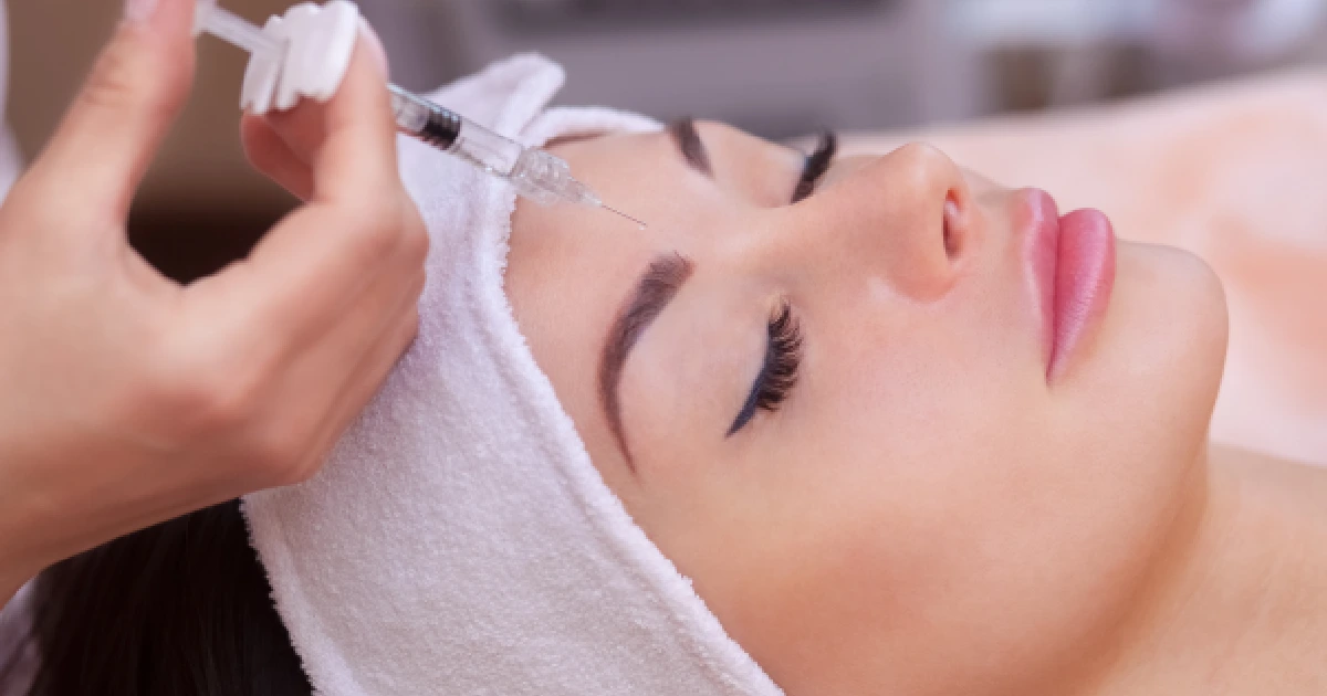 Woman Receiving SkinVive in Mount Pleasant, SC
